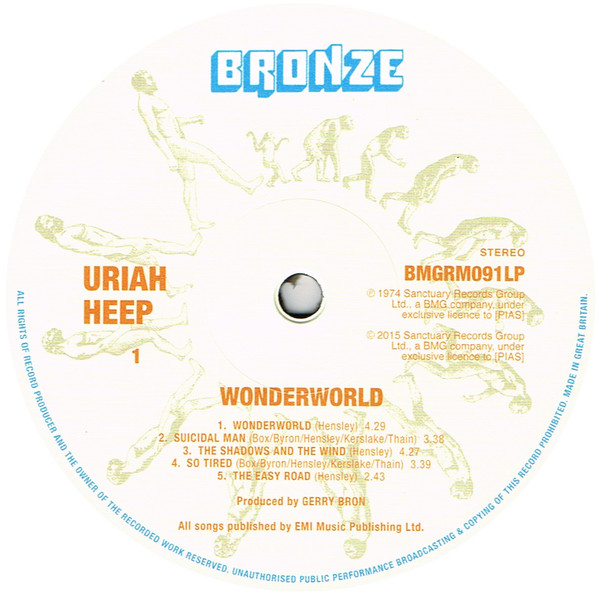 Виниловая пластинка Uriah Heep - Wonderworld - рис.2