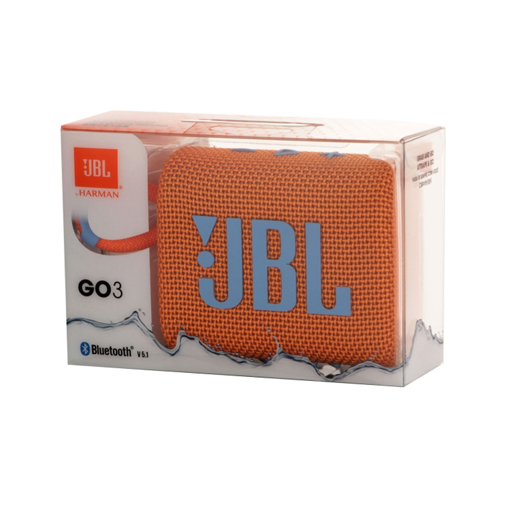 Портативная колонка JBL Go 3 Orange - фото 8