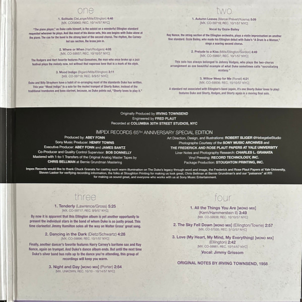 Виниловая пластинка Duke Ellington And His Orchestra – Ellington Indigos (45 rpm) - 2LP - рис.3