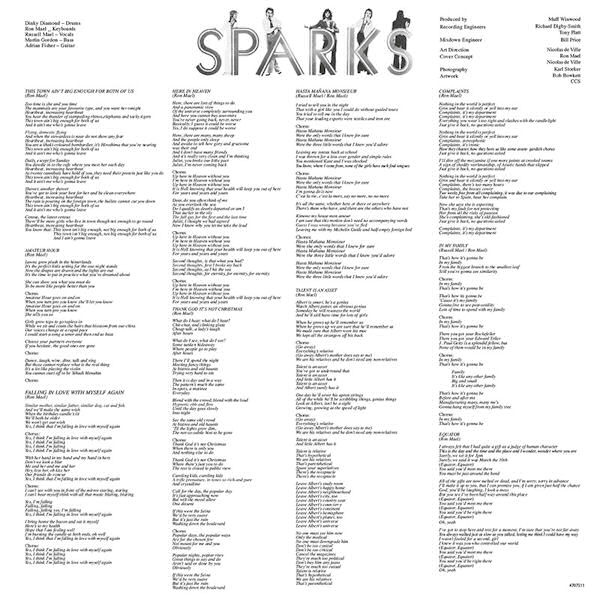 Виниловая пластинка Sparks - Kimono My House - рис.3