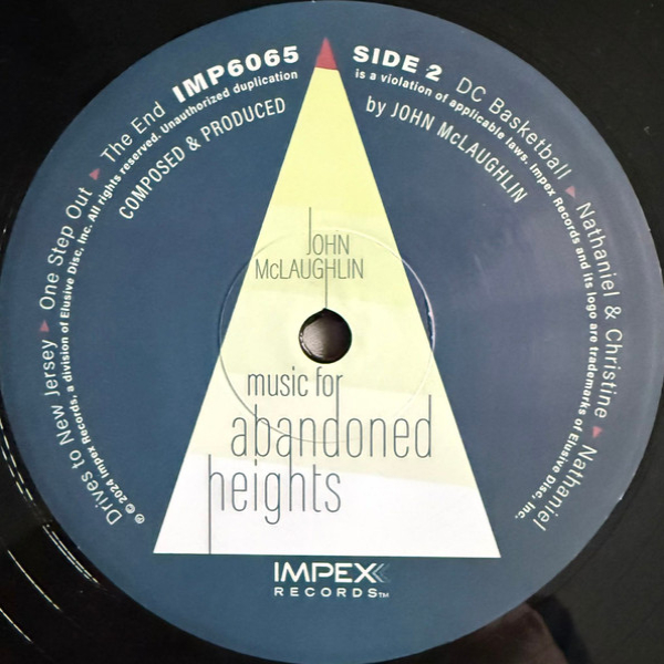Виниловая пластинка John McLaughlin - Music For Abandoned Heights (Audiophile) LP - рис.5