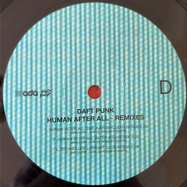 Виниловая пластинка Daft Punk – Human After All Remixes - 2LP - рис.9