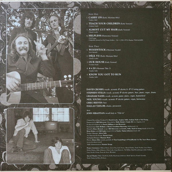 Пластинка Crosby, Stills, Nash & Young, Dallas Taylor & Greg Reeves – Deja Vu LP - рис.2