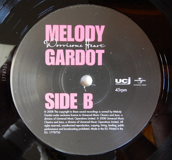 Виниловая пластинка Melody Gardot - Worrisome Heart - рис.3