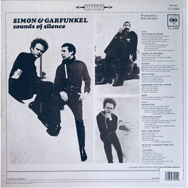 Виниловая пластинка Simon & Garfunkel Sounds Of Silence LP - рис.1