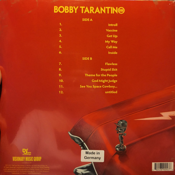 Виниловая пластинка Logic – Bobby Tarantino III - LP - рис.1