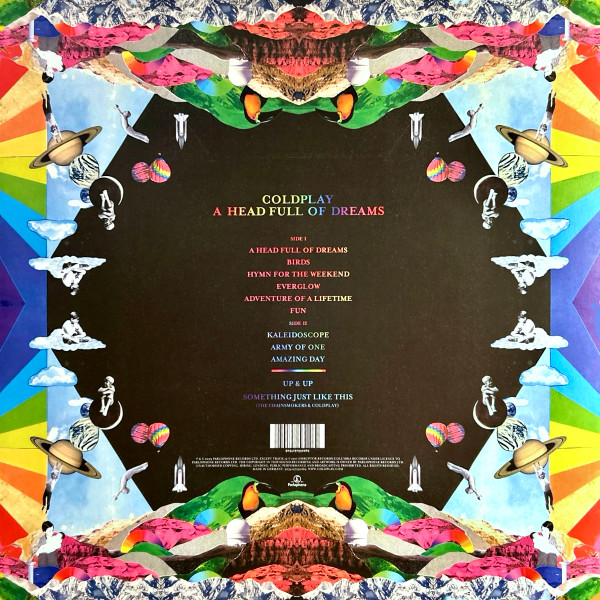 Виниловая пластинка Coldplay – A Head Full Of Dreams LP - рис.1