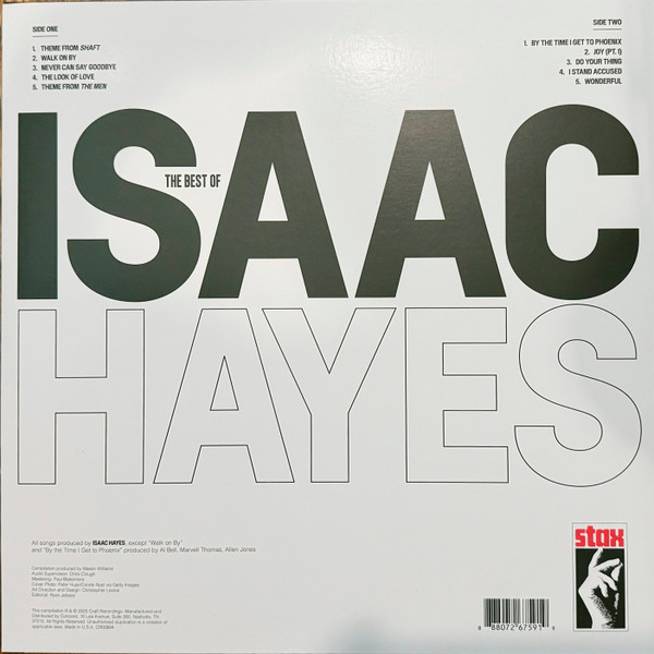 Виниловая пластинка Isaac Hayes – The Best Of Isaac Hayes - LP - рис.1