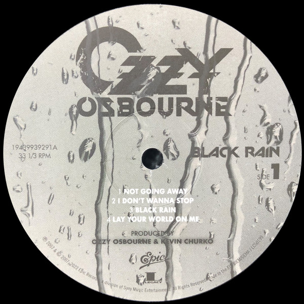 Виниловая пластинка OSBOURNE OZZY Black Rain LP - рис.2