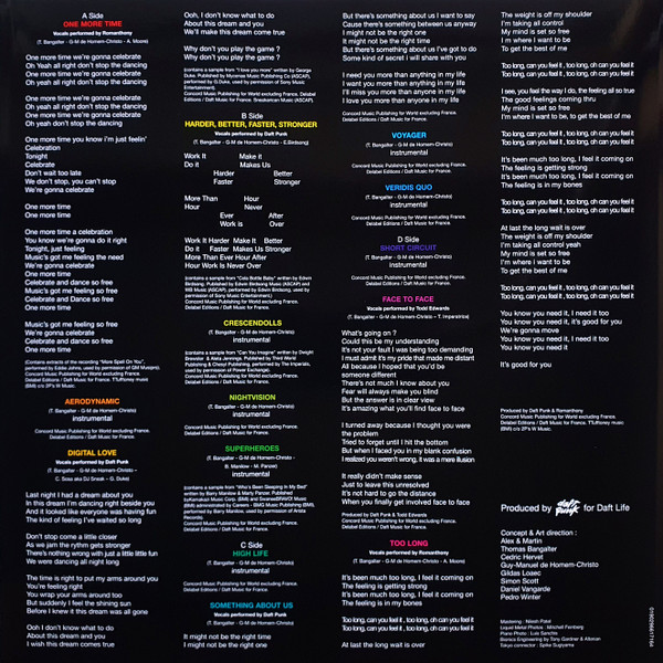 Виниловая пластинка Daft Punk – Discovery (2021) 2LP - рис.9