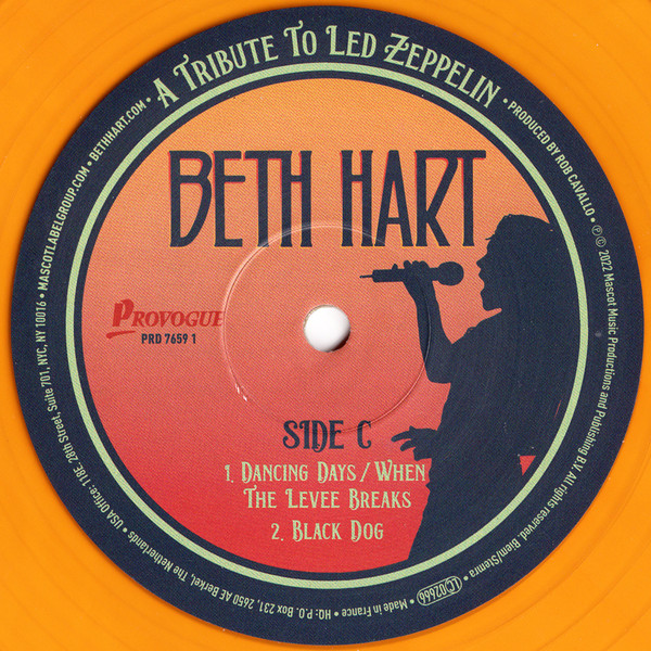 Виниловая пластинка Beth Hart – A Tribute To Led Zeppelin Orange - 2LP - рис.5