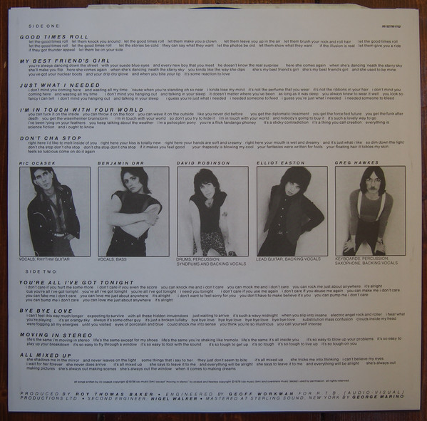 Виниловая пластинка The Cars - The Cars - рис.2
