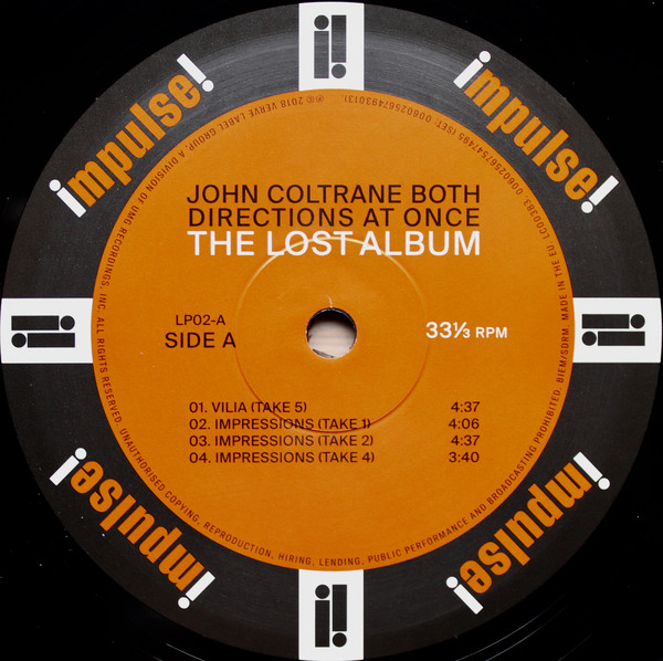Виниловая пластинка John Coltrane - Both Directions At Once: The Lost Album - рис.2