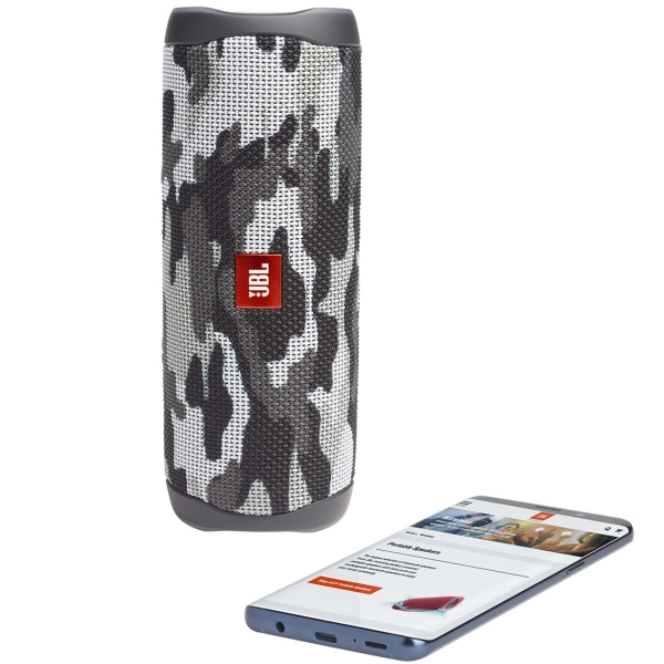 Портативная колонка JBL Flip 5 Arctic Camouflage - рис.3