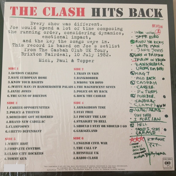 Виниловая пластинка The Clash – Hits Back - 3LP - рис.2