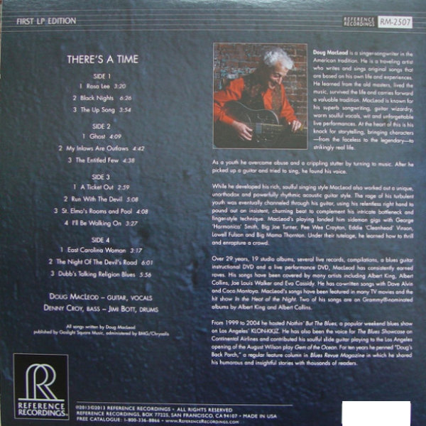 Виниловая пластинка Doug MacLeod – There's A Time (Reference Recordings) - 2LP - рис.1