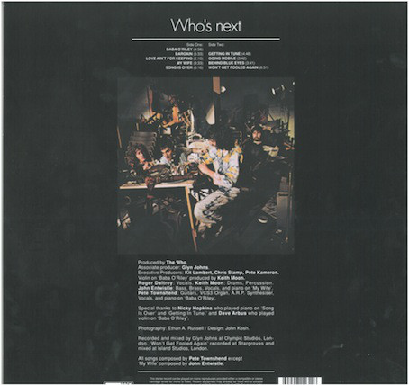Виниловая пластинка The Who - Who's Next - рис.1