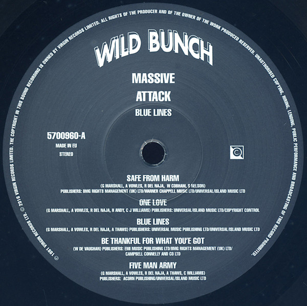 Виниловая пластинка Massive Attack – Blue Lines LP - рис.3