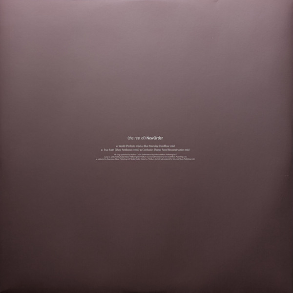 Виниловая пластинка New Order - (The Rest Of) NewOrder (Pink) - 3LP - рис.10