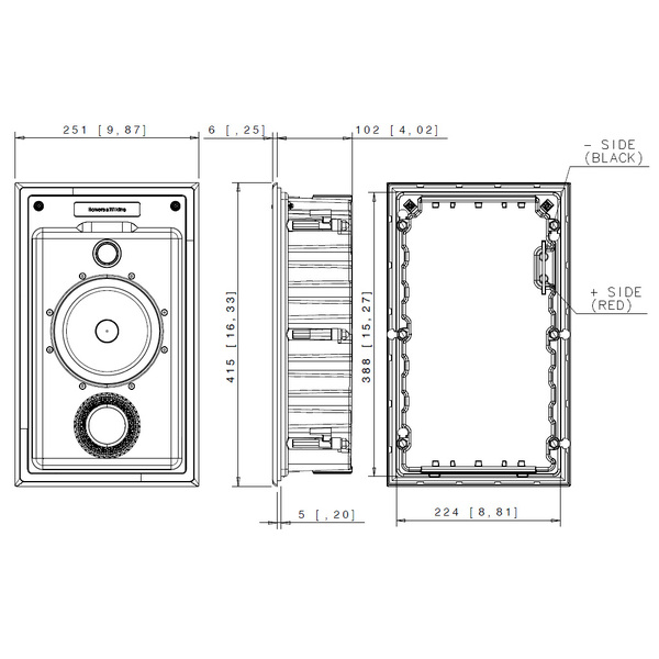 Встраиваемая акустика Bowers & Wilkins CWM7.4 - рис.2
