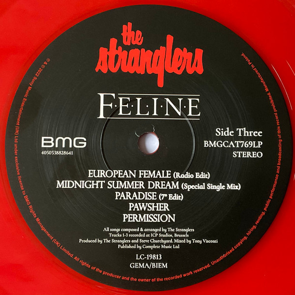 Виниловая пластинка The Stranglers – Feline (Deluxe Red Transparent Marbled) 2LP - рис.3