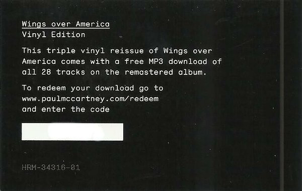 Виниловая пластинка Wings - Wings Over America - рис.2