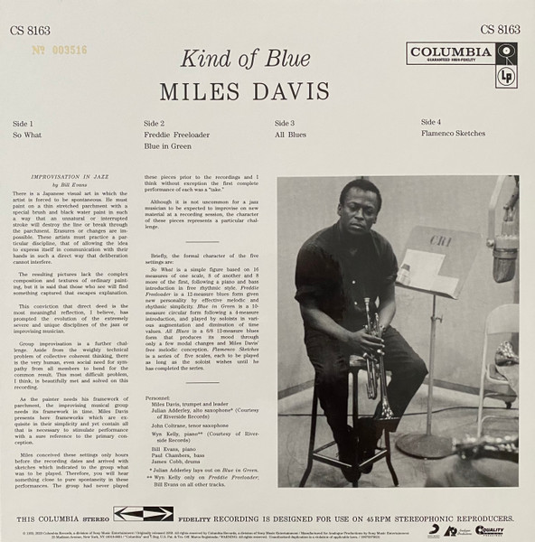 Виниловая пластинка Miles Davis – Kind Of Blue (Box) 2LP - рис.1