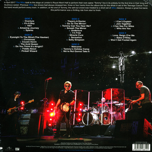 Виниловая пластинка The Who - Tommy - Live At The Royal Albert Hall - рис.1