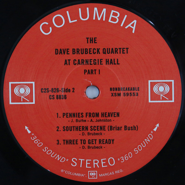 Виниловая пластинка The Dave Brubeck Quartet - At Carnegie Hall (Analogue) - 2LP - рис.5