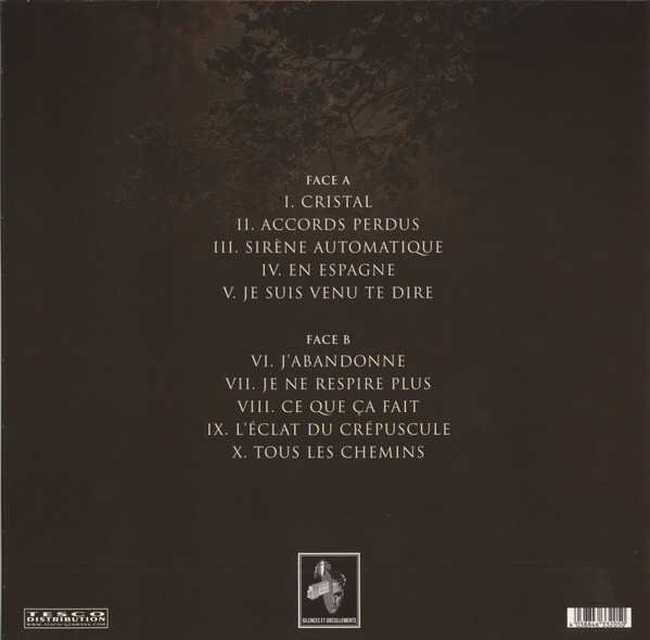 Виниловая пластинка Derniere Volonte - Cristal - LP - рис.1