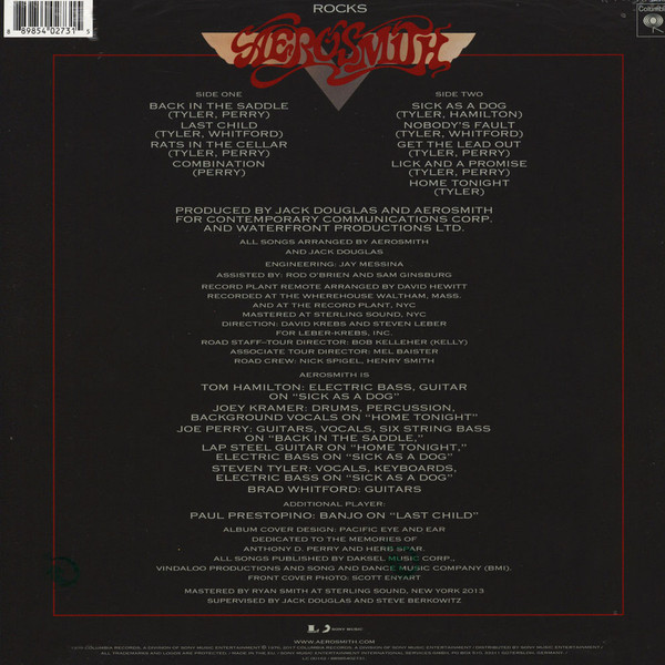 Виниловая пластинка Aerosmith - Rocks - рис.1