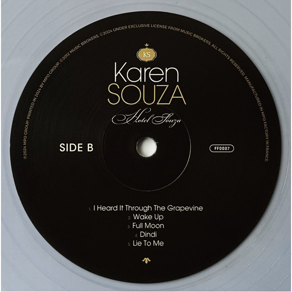 Виниловая пластинка Karen Souza - Hotel Souza (Clear Translucent) LP - рис.5