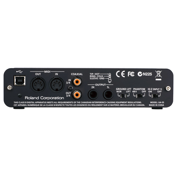 Аудиоинтерфейс Roland UA-55 Quad-Capture - рис.3