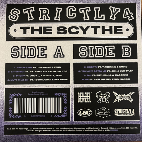 Виниловая пластинка Denzel Curry - Strictly 4 The Scythe (Tangerine) LP - рис.2