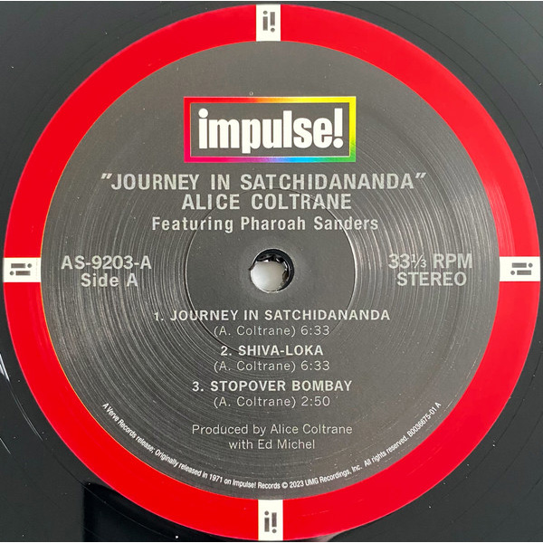 Виниловая пластинка Alice Coltrane Feat. Pharoah Sanders - Journey In Satchidananda (Acoustic Sounds) LP - рис.2