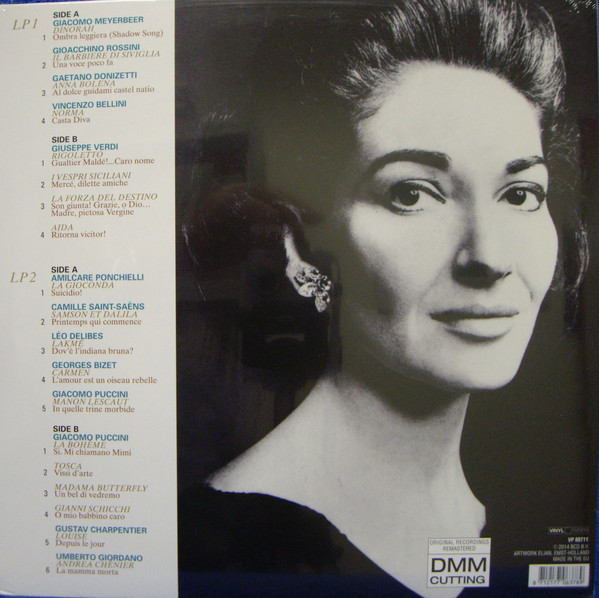 Виниловая пластинка Maria Callas – The Incomparable 2LP - рис.1