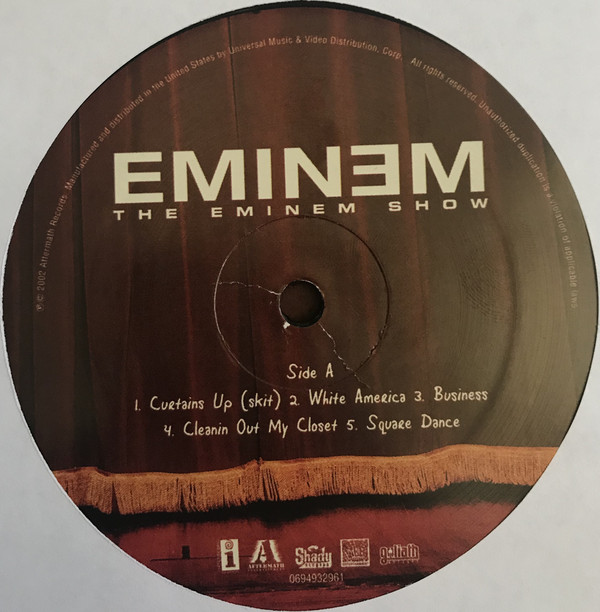 Виниловая пластинка Eminem - The Eminem Show - 2LP - рис.2