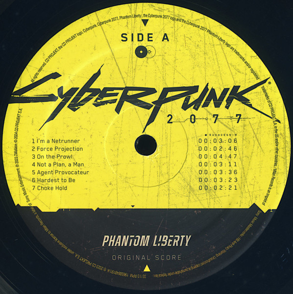 Виниловая пластинка OST Cyberpunk 2077: Phantom Liberty - P.T. Adamczyk & Jacek Paciorkowski - LP - рис.2