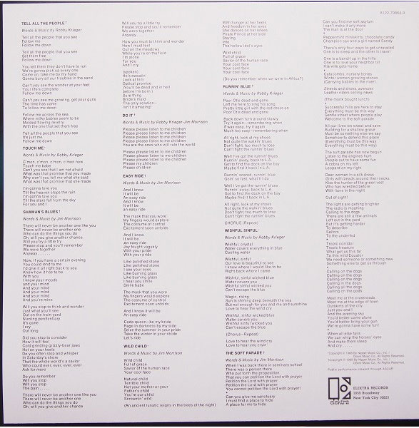 Виниловая пластинка The Doors – The Soft Parade (STEREO) LP - рис.2