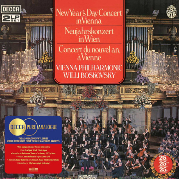 

Виниловая пластинка Wiener Philharmoniker, Wiener Philharmoniker,Willi Boskovsky - New Years Day Concert In Vienna 1979 (Analogue) - 2LP
