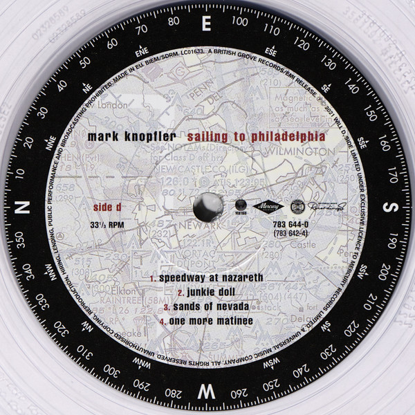Пластинка Mark Knopfler – Sailing To Philadelphia (25th Anniversary Ultra Clear) 2LP - рис.5