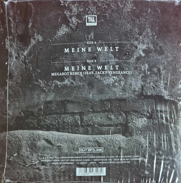 Виниловая пластинка Till Lindemann – Meine Welt LP - рис.1