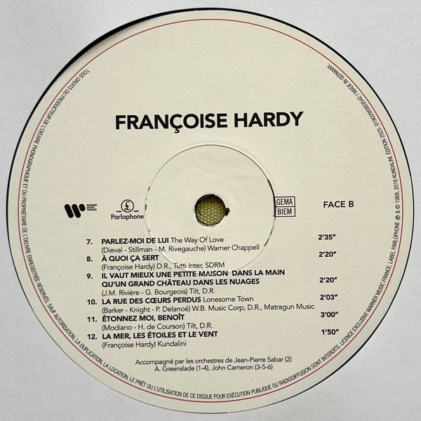 Виниловая пластинка Francoise Hardy - Comment Te Dire Adieu LP - рис.3