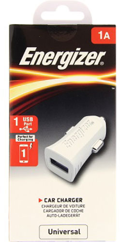 Автомобильное зарядное устройство Energizer DCA1ACWH3 White - рис.0