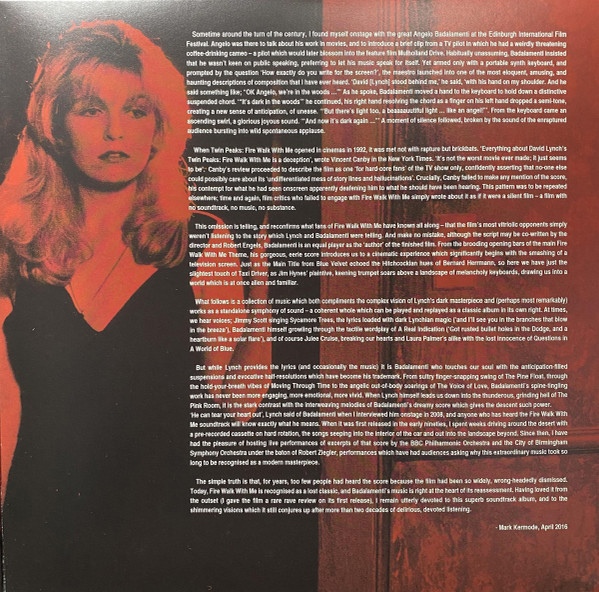 Виниловая пластинка OST - Angelo Badalamenti – Twin Peaks: Fire Walk With Me - 2LP - рис.1