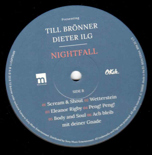 Виниловая пластинка Till Bronner, Dieter Ilg - Nightfall - рис.3