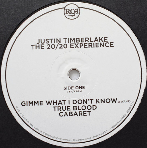 Виниловая пластинка Justin Timberlake - The 2020 Experience (2 Of 2) - рис.3