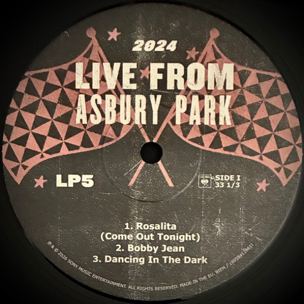 Бокс-сет Springsteen & E Street Band – Live From Asbury Park - 2024 (Box-set) - 5LP - рис.20