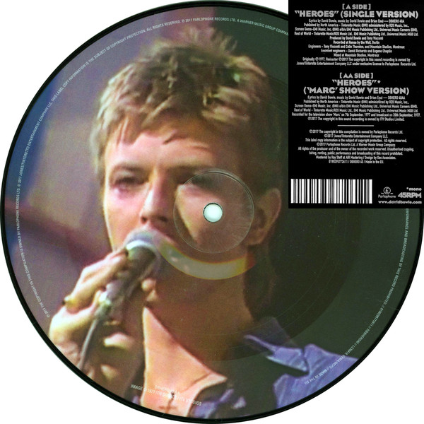 Виниловая пластинка DAVID BOWIE HEROES (40TH ANNIVERSARY) LP - рис.1
