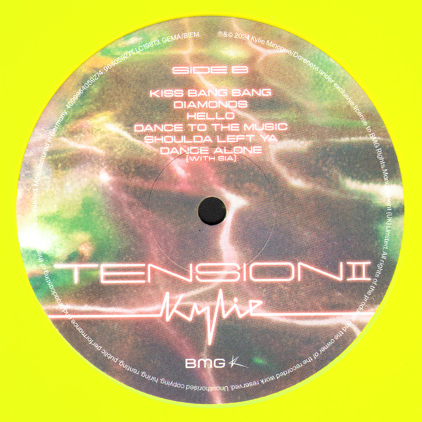 Виниловая пластинка Kylie Minogue - Tension II (Yellow) LP - рис.3